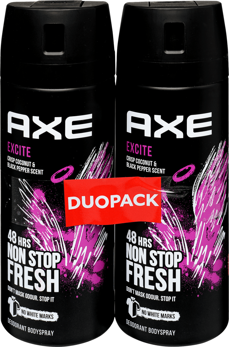 AXE Férfi deo spray Excite 2x150ml, 300 ml dm.hu
