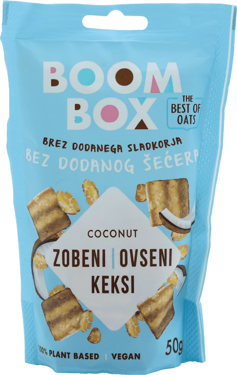 BOOM BOX Zobeni keksi kokos, 50 g kupujte online po uvijek povoljnim