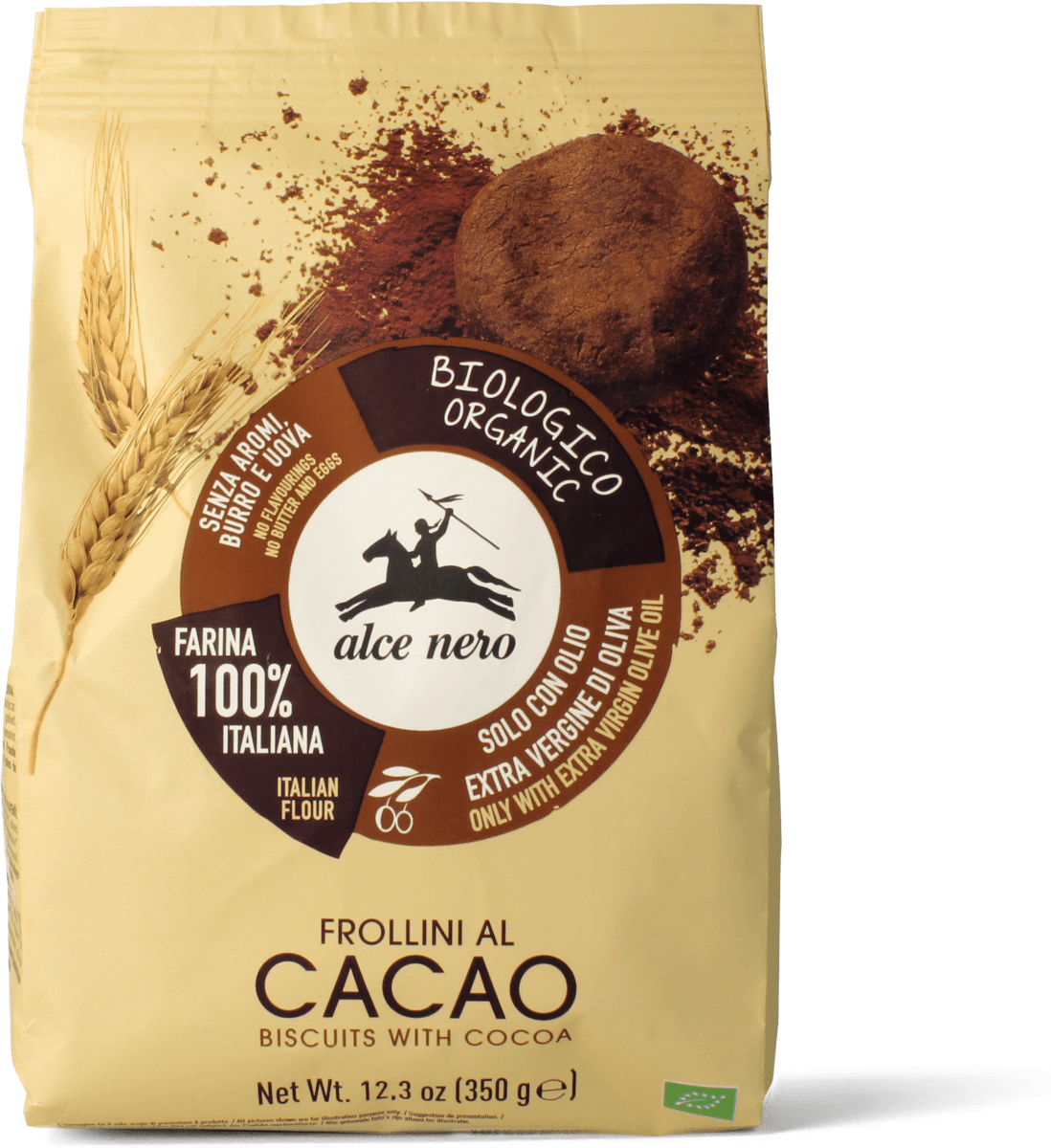 alce nero Frollini al cacao, 350 g Acquisti online sempre convenienti ...