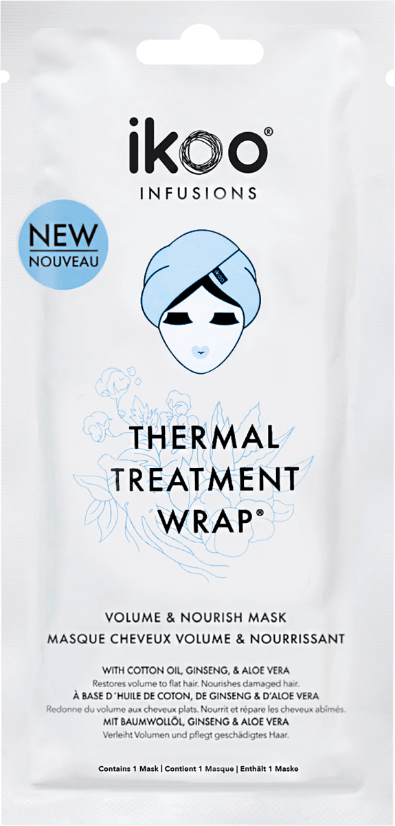 ikoo Thermal Treatment Wrap Volume & Nourish termo maska za kosu, 35 g  povoljna online kupovina 