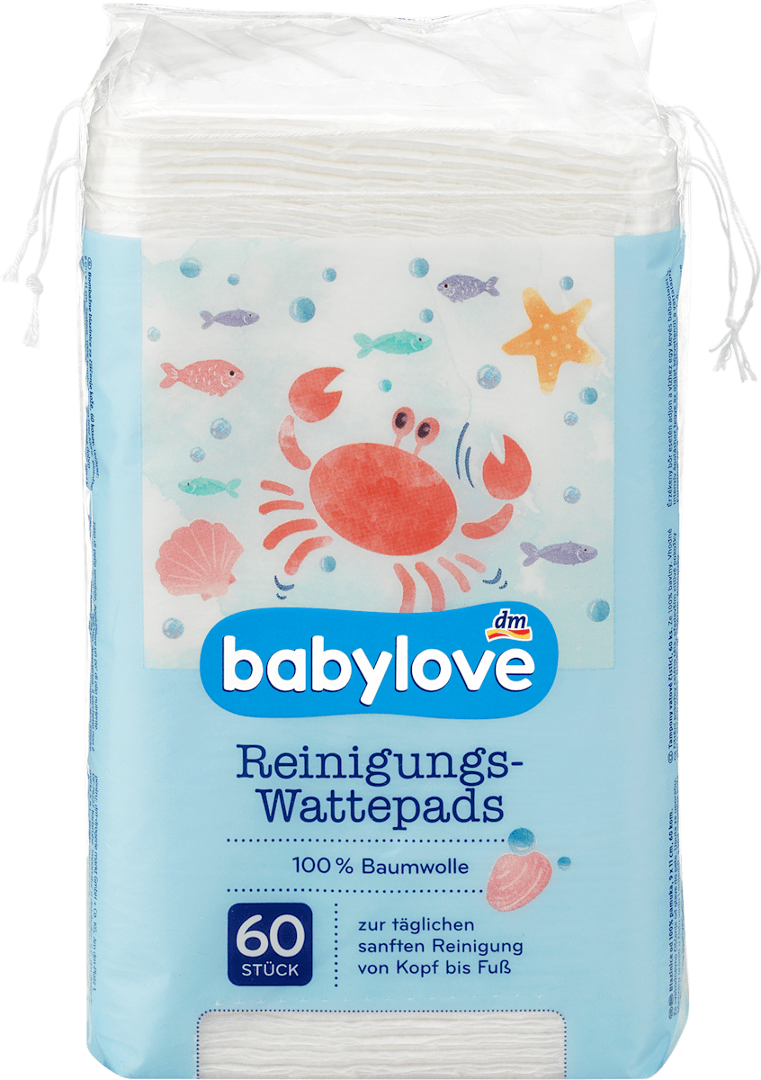 Johnson's Baby Wattepads – 50 Stück, Extra Weich Und Sanft Zur Babyhaut