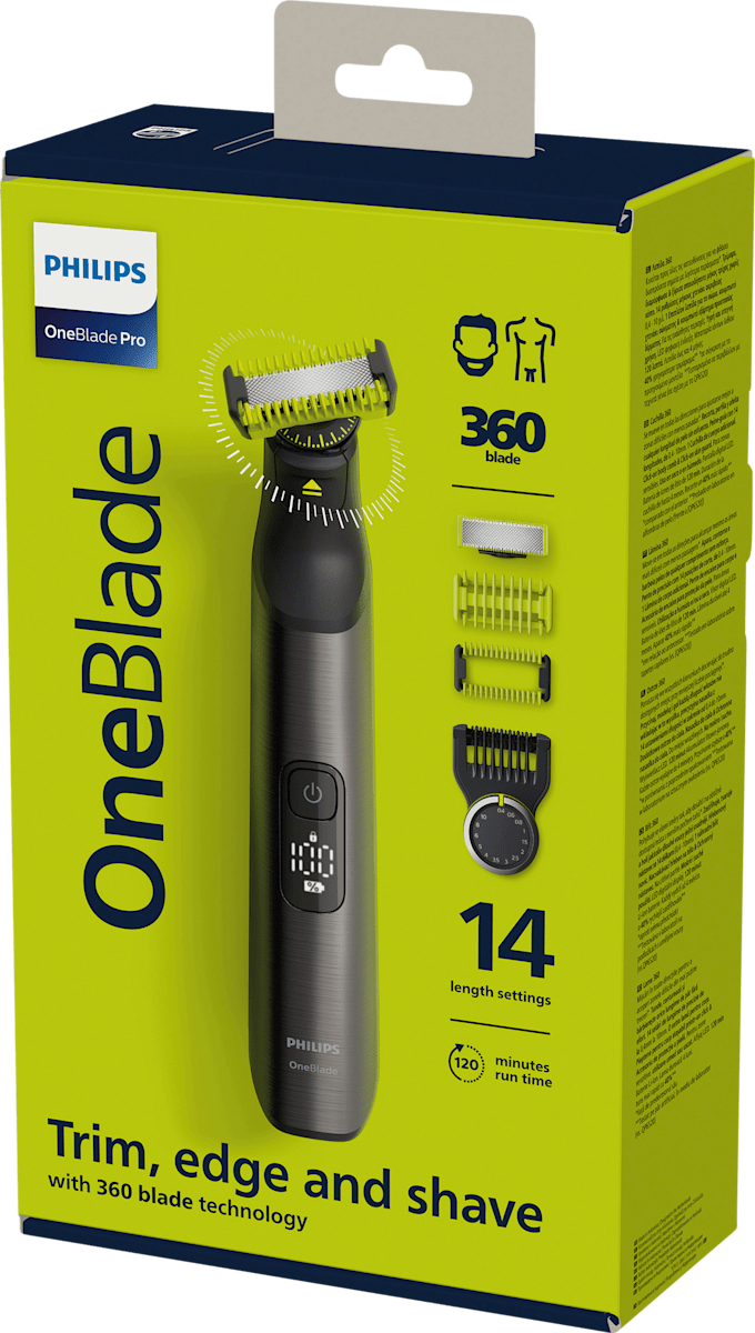 Philips Elektrischer Rasierer, OneBlade Face + Body Pro, QP6551/15, 1 St dauerhaft günstig