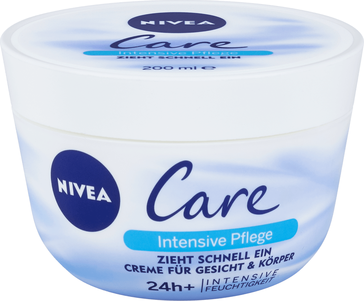 NIVEA Care intensive Pflege Creme für Gesicht und Körper, 200 ml dm.at