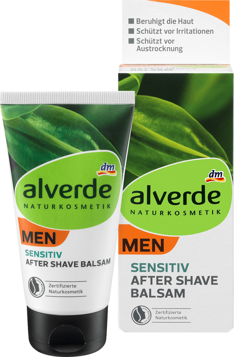 alverde MEN After Shave Balsam Sensitiv, 75 ml dauerhaft günstig online