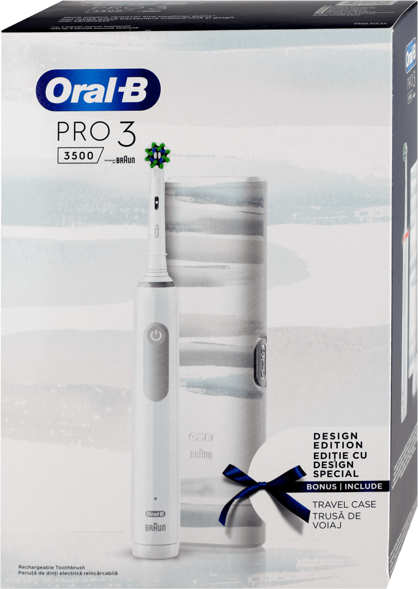 OralB PRO 3, električna četkica za zube, White 3500, 1 kom povoljna