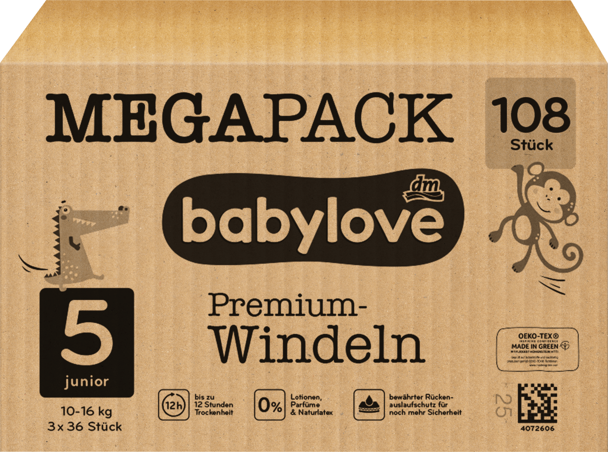 prefer site faith babylove Premium scutece bebeluși, mărimea 5, 10-16 Kg, 108 buc cumpără  permanent online la un preț avantajos | dm.ro