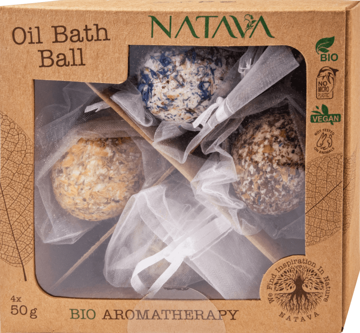 NATAVA Darčekové balenie do kúpeľa Oil Bath Ball, 200 g nakupujte vždy