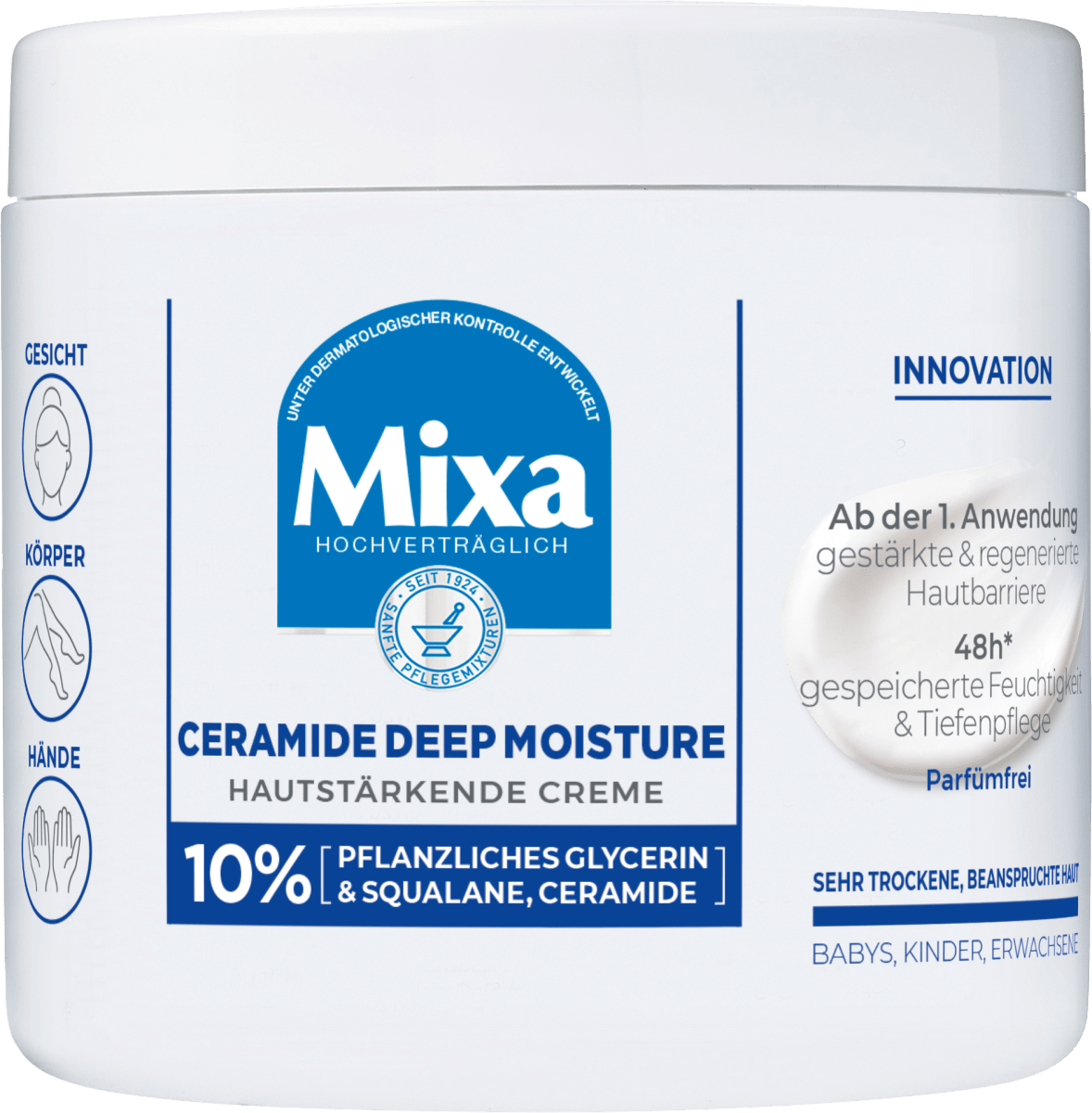 Pflegecreme Ceramide Deep Moisture, 400 ml