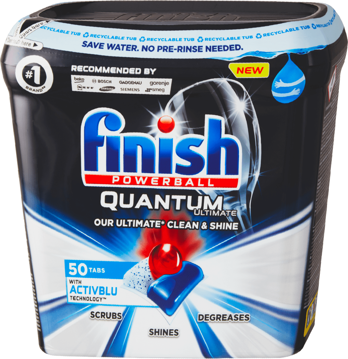 Finish QUANTUM ULTIMATE tablete za mašinsko pranje posudja, 50 kom