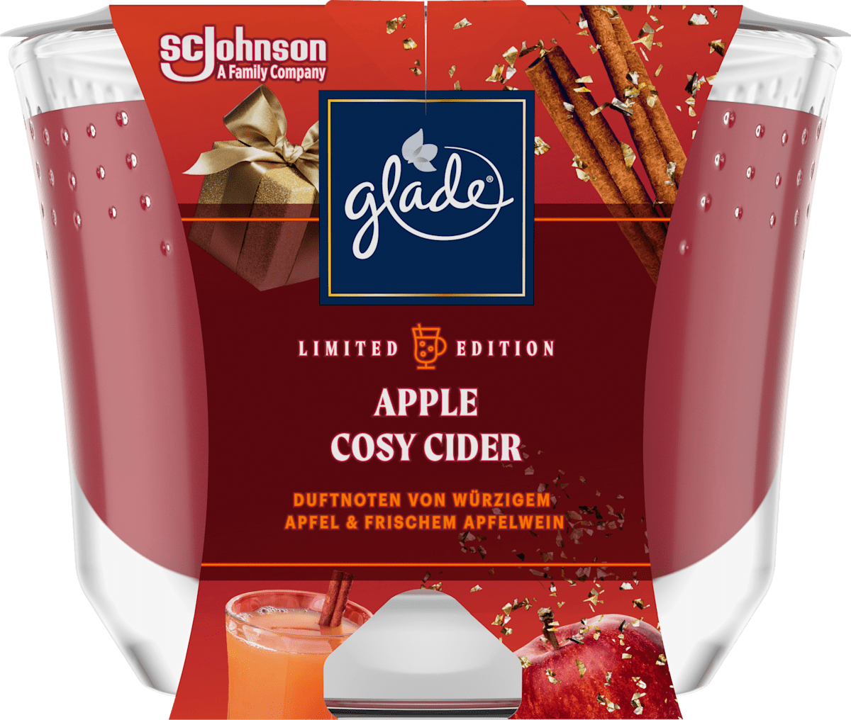 Glade Duftkerze im Glas Apple Cosy Cider, 1 St dauerhaft günstig online