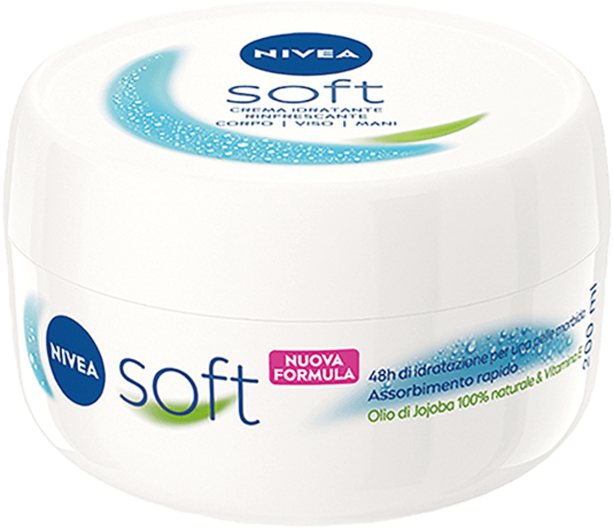 NIVEA Crema corpo, mani e viso idratante e rinfrescante, 300 ml
