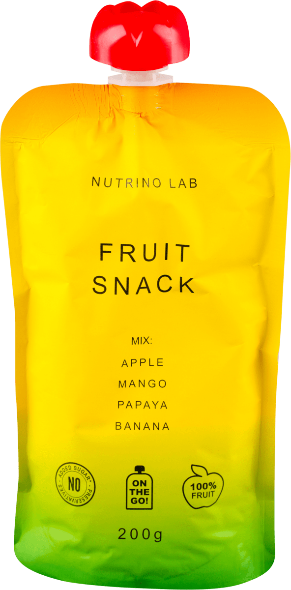 Nutrino Lab FRUIT SNACK pire jabuka, mango, papaja, banana, 200 g povoljna online kupovina dm.rs