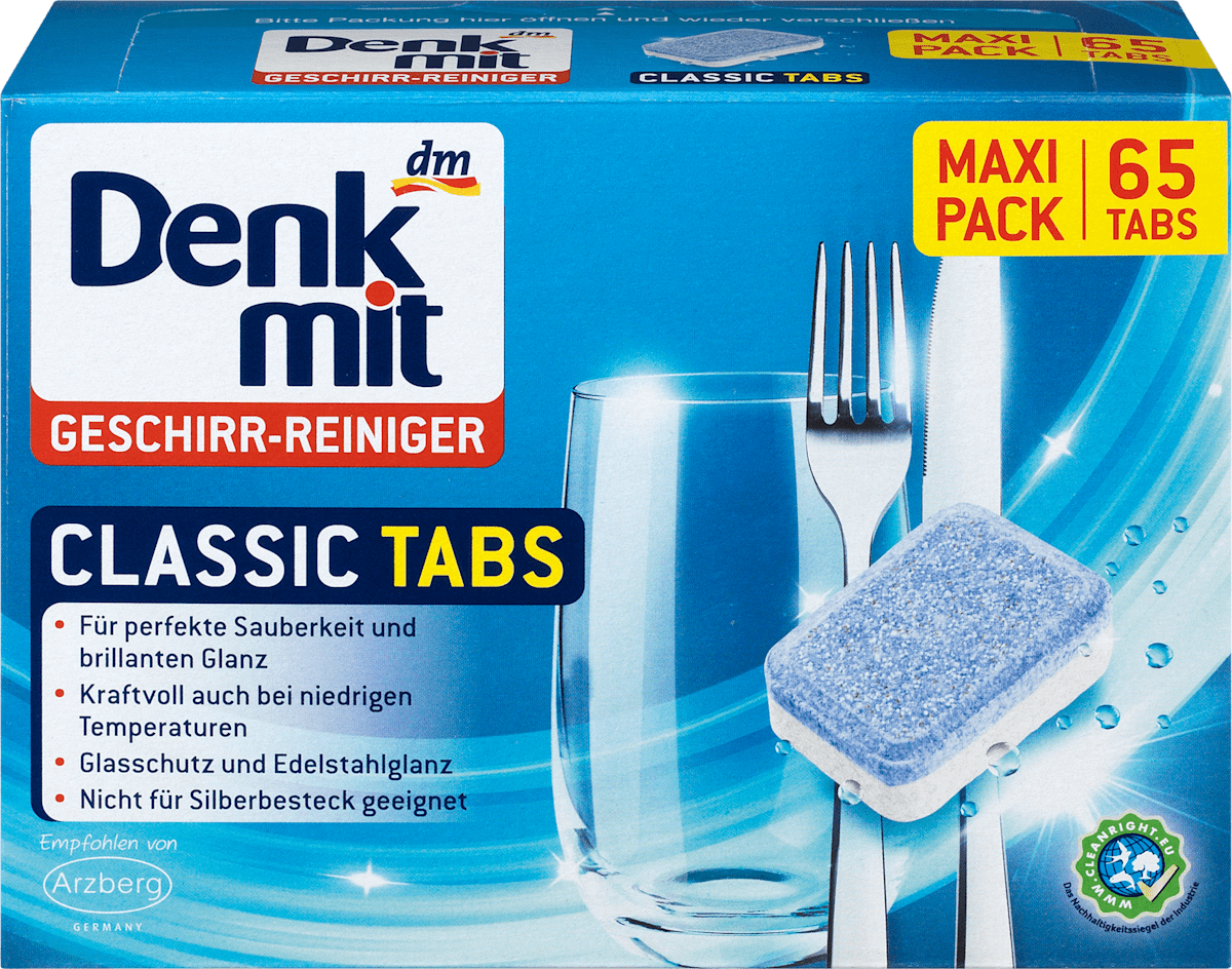 Spülmittelreiniger-Tabs Classic, 65 St