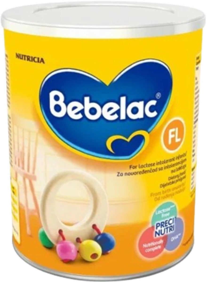 Bebelac FL mliječna formula za bebe bez laktoze, 400 g kupujte online