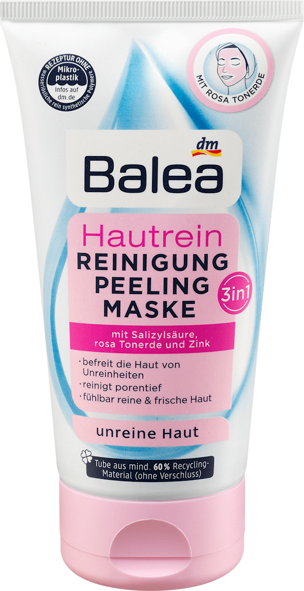 Balea Hautrein 3in1 Reinigung Peeling Maske, 150 ml dm.at