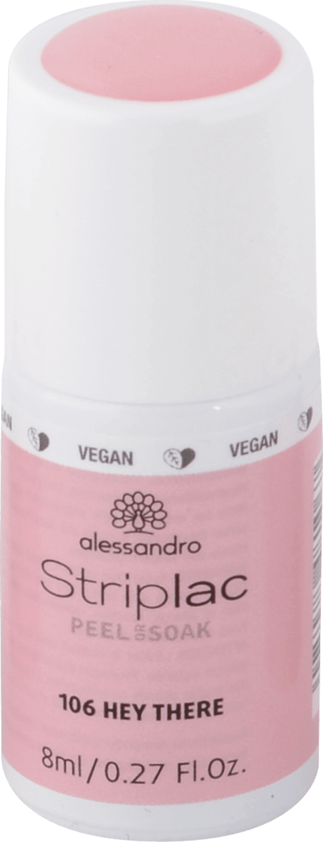 Alessandro Striplac Peel Or Soak Sunkissed Pink - Vernis à Ongles LED Rose Vif - Pour Des Ongles Parfaits En 15 Minutes - 8 Ml