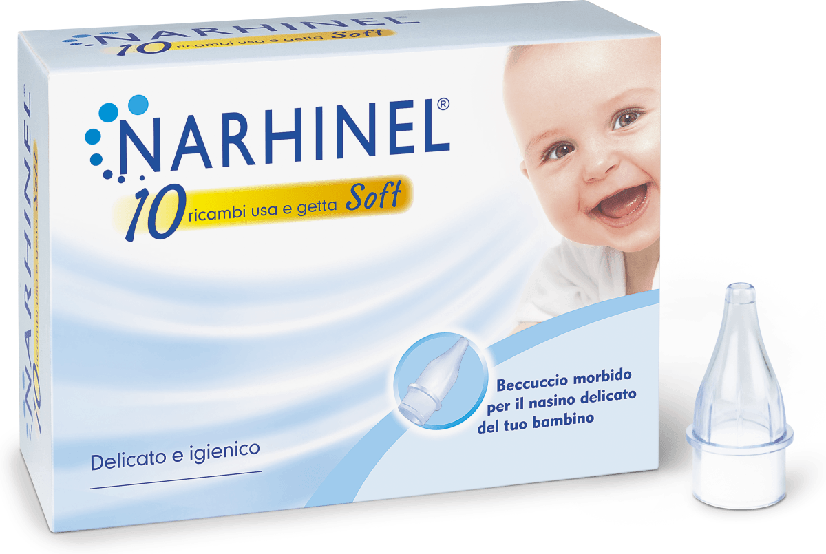 Ricambi Aspiratore Nasale Narhinel Per Neonati - 10 Pezzi Con Filtro Igienico Monouso - Libera Il Nasino - Foto 2