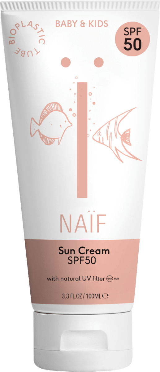 NAIF Sonnencreme Baby & Kids LSF 50, 100 ml dauerhaft günstig online