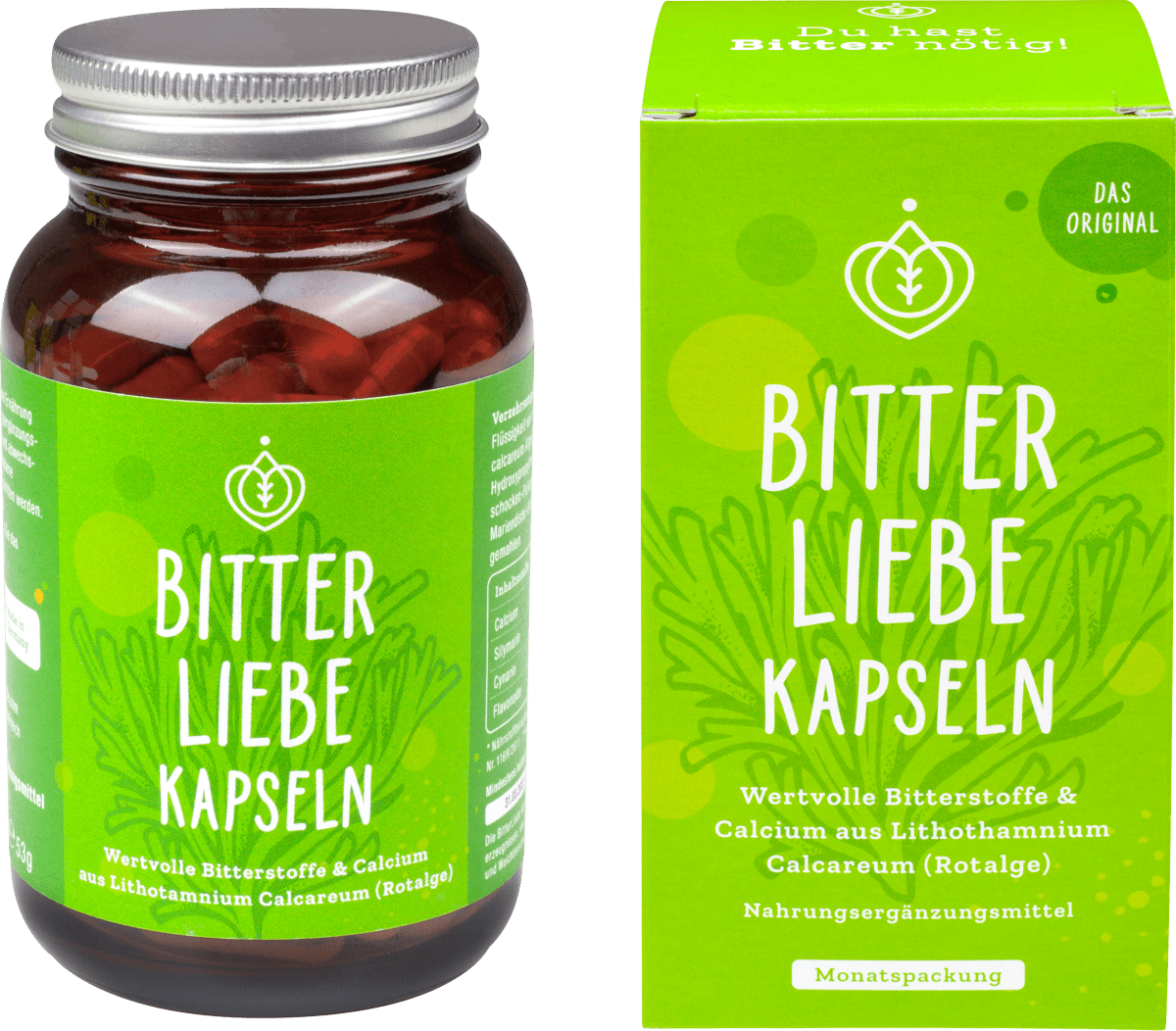 BitterLiebe Bitterstoffe Kapseln 90 St., 53 g dauerhaft günstig online