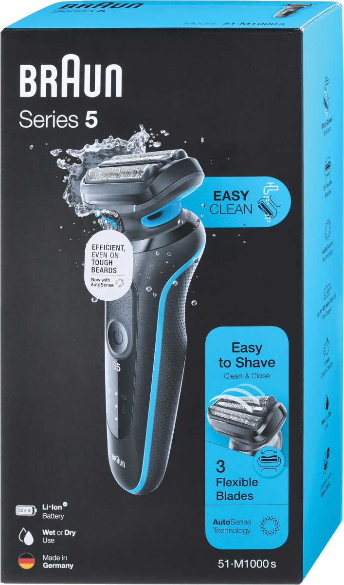 Braun Električni brivnik Series 5, 51M1000S, 1 kos dm.si