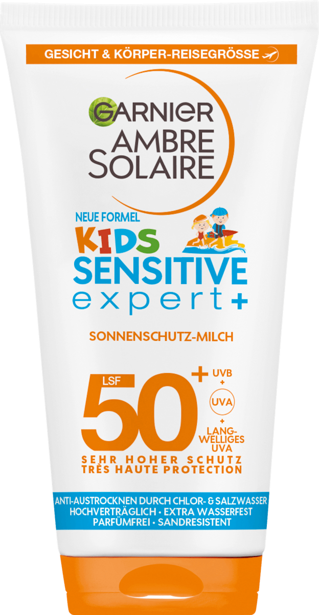 Garnier Ambre Solaire Hydra Protect+ Sonnenschutz-Milch LSF 30 | 175 Ml, Wasserfest, Mit Vitamin C – UVA/UVB Schutz