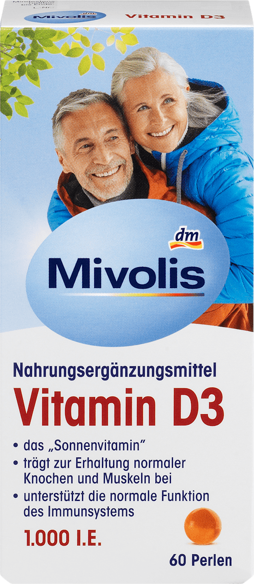 Vitamin D3, Perlen 60 St., 60 St