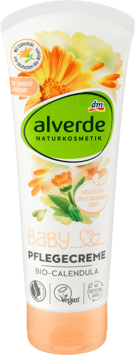 Baby Pflegecreme für Gesicht & Körper Bio-Calendula, 100 ml