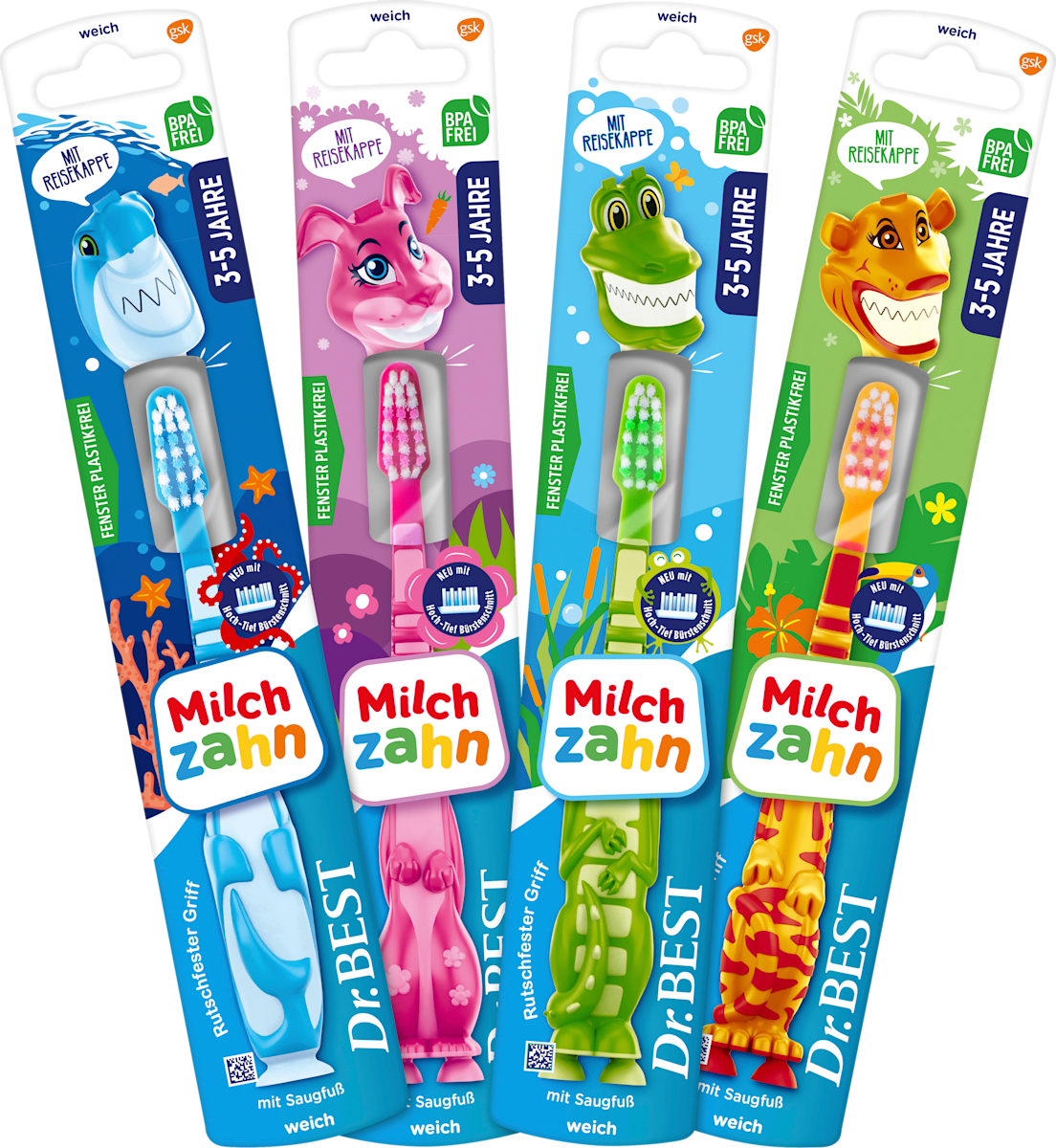 Dr. Best Milchzahn Kinderzahnbürste 35 Jahre weich sort., 1 St dm.at