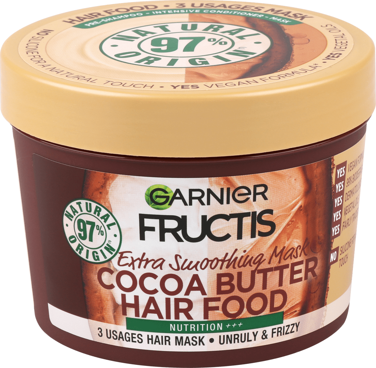 GARNIER FRUCTIS Hair Food maska za kosu Cocoa Butter, 390 ml dm.hr