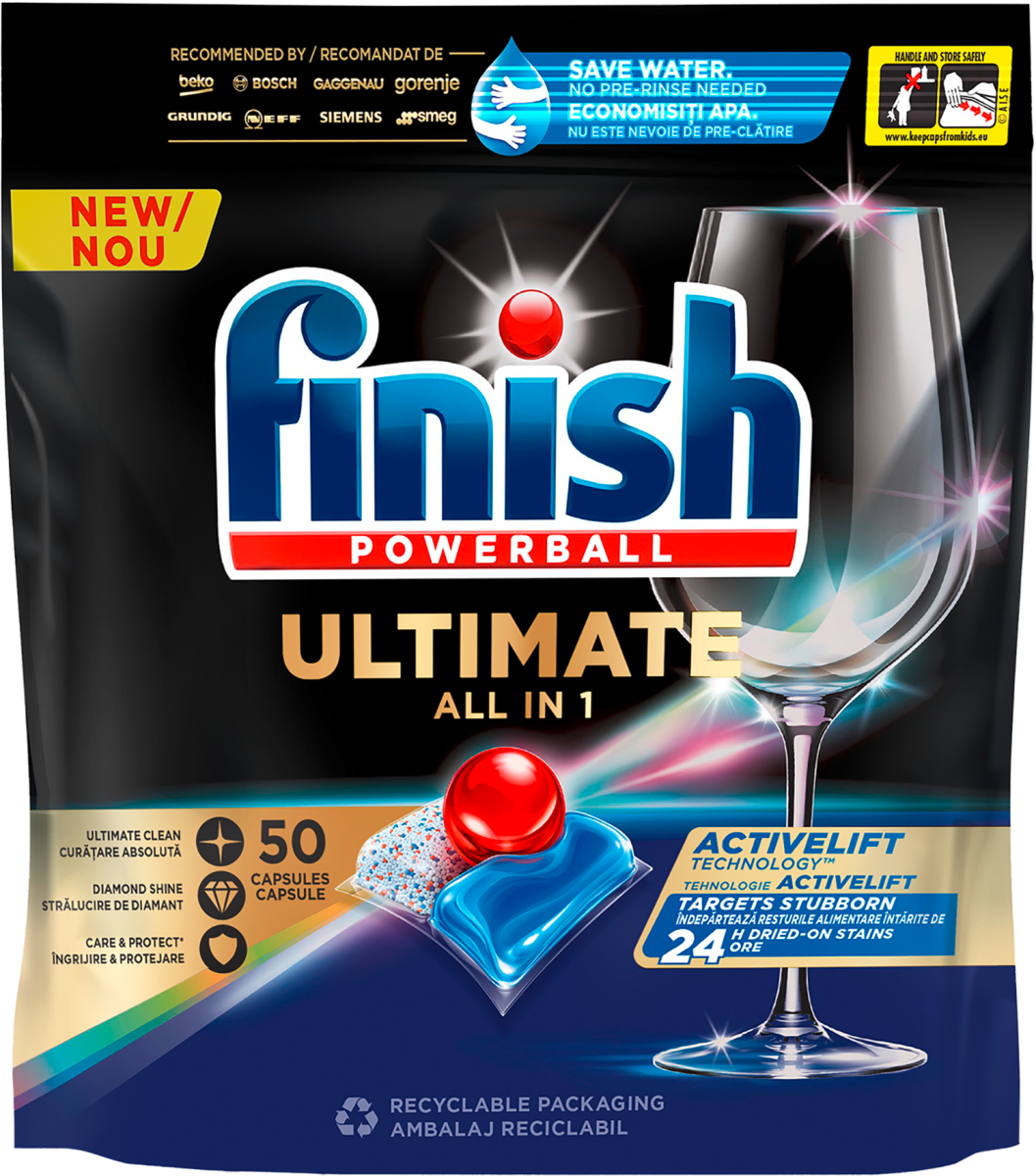 Finish Таблетки за съдомиялна Quantum Ultimate 50 бр Пазарувай трайно
