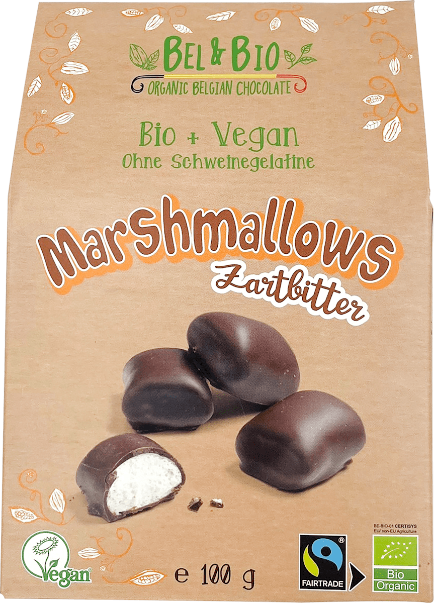 Bel & Bio Marshmallows mit Schokolade umhüllt, 100 g dauerhaft günstig