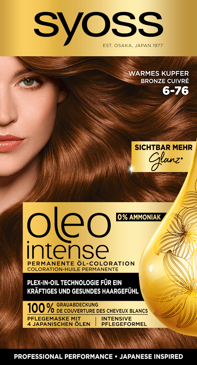 Syoss Oleo Intense Haarfarbe 676 Warmes Kupfer, 1 St dauerhaft günstig online kaufen dm.de