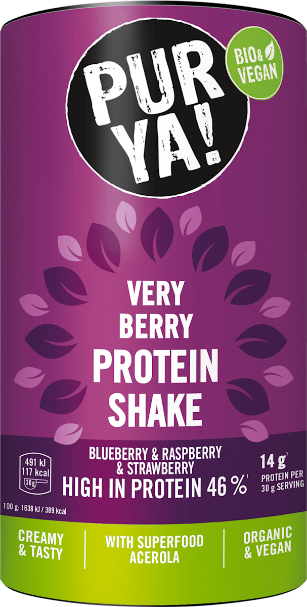 PURYA! Proteinpulver, Protein Shake Very Berry mit Acerola, 480 g dauerhaft günstig online