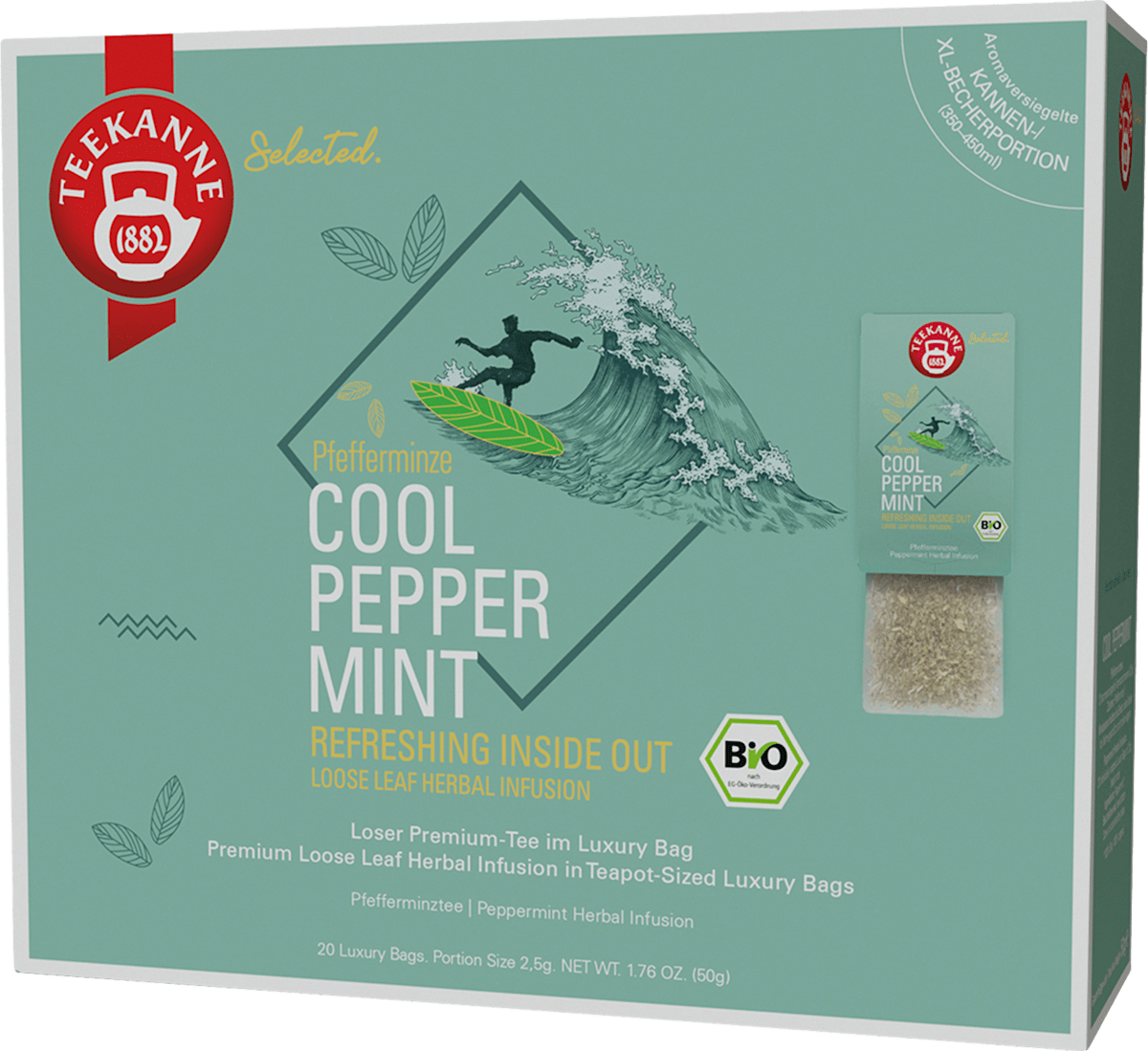 Teekanne Pfefferminztee Cool Pepper Mint, 50 g | dm.at