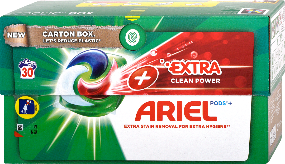 Ariel Pracie kapsuly +Extra Cleaning Power Allin1, 30 PD nakupujte