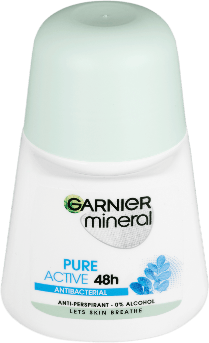 GARNIER Pure Active minerální antiperspirant rollon, 50 ml dm.cz