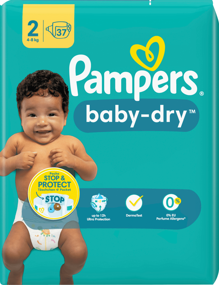 En team ironie Bloemlezing Pampers Windeln Baby Dry Gr. 2 Mini (4-8 kg), 37 St dauerhaft günstig  online kaufen | dm.de