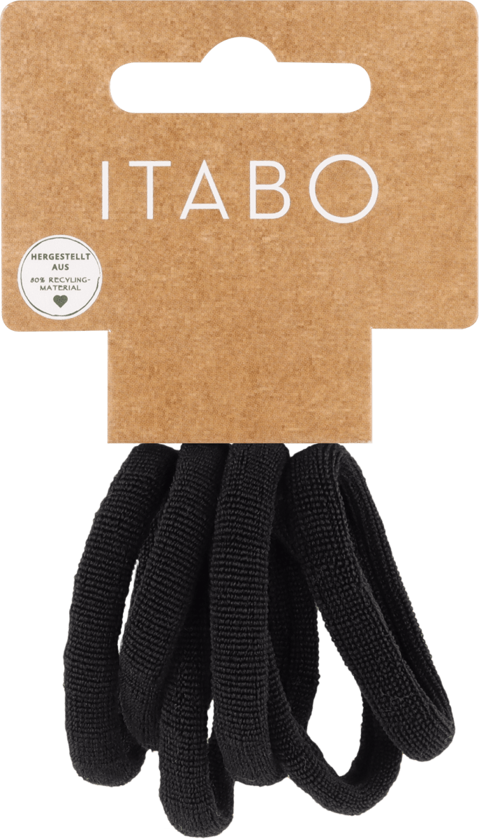 ITABO Gumice za kosu crne, 1 kom. dm.hr