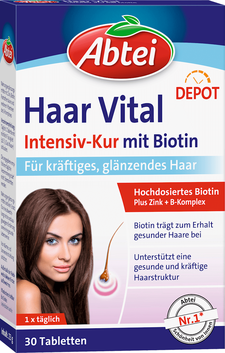 Abtei Haar Vital IntensivKur mit Biotin, 23 g dm.at