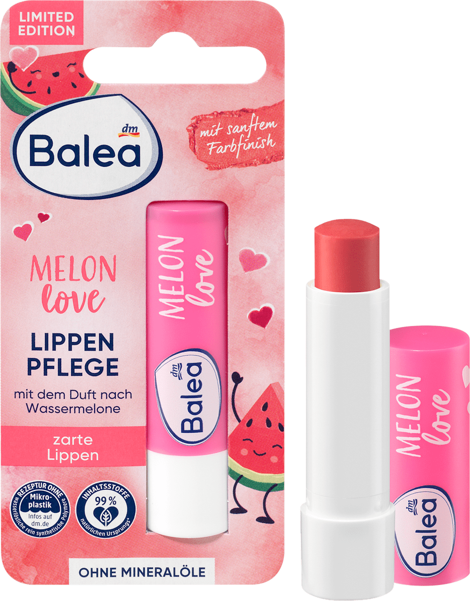 Balea Lippenpflege Melon Love, 4,8 g dauerhaft günstig online kaufen ...