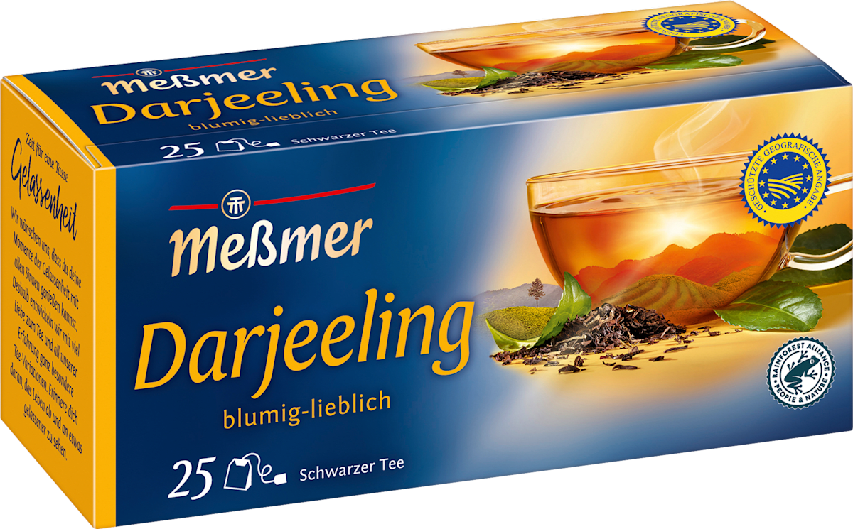 Meßmer Schwarzer Tee Darjeeling (25 Beutel), 43,75 g dauerhaft günstig online kaufen | dm.de