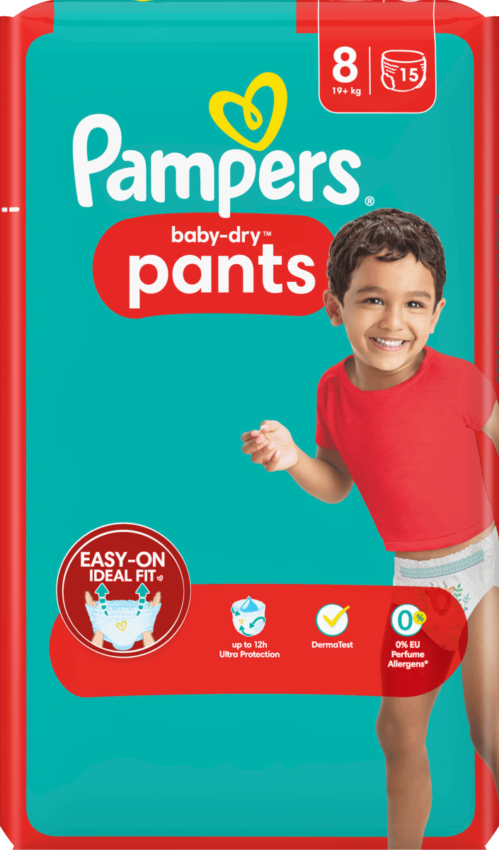 Pampers Baby Pants Baby Gr.8 Extra Large kg), 15 dauerhaft günstig online | dm.de