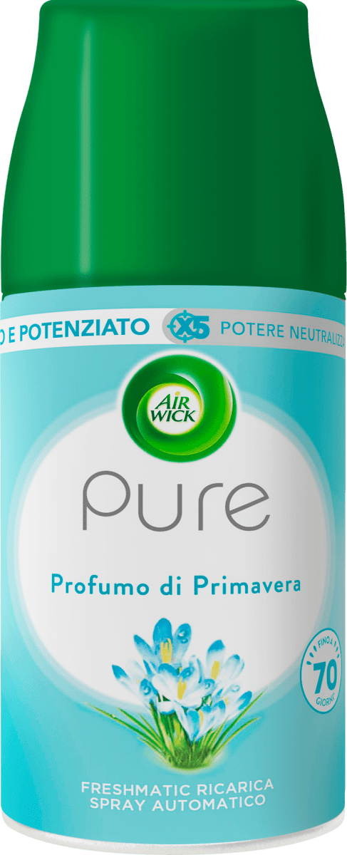 Air Wick Pure Profumo Di Primavera Spray Automatico Per Ambienti Ricarica 250 Ml