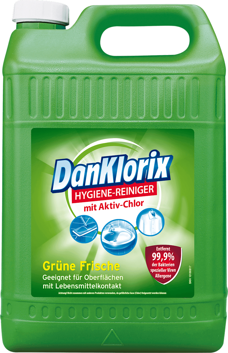 DanKlorix HygieneReiniger grüne Frische, 5 l dm.at