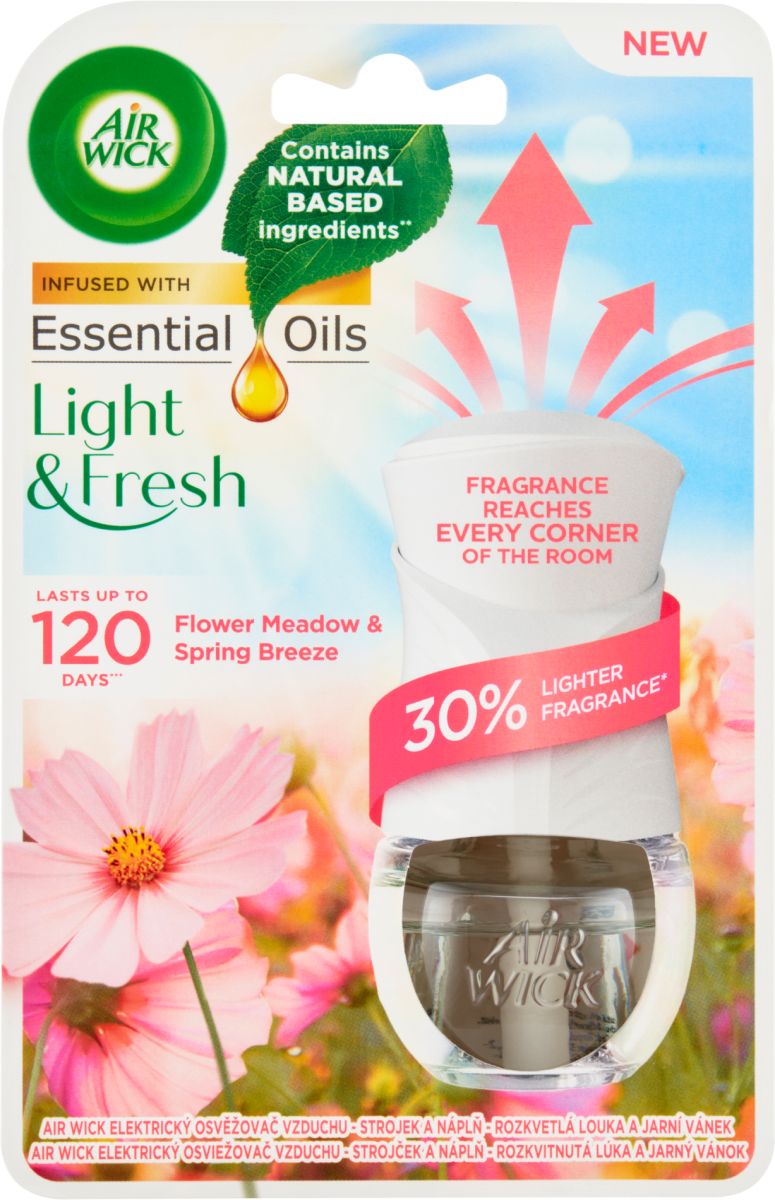 AIR WICK Essential Oils Light & Fresh elektrický osvěžovač vzduchu