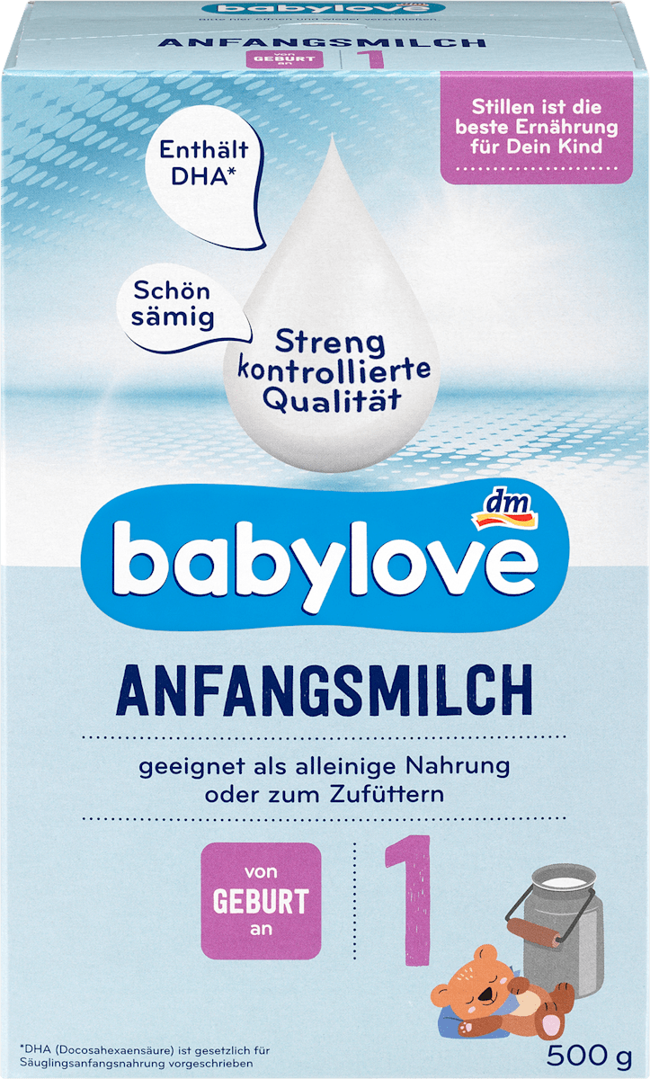 babylove Anfangsmilch 1 von Geburt an, 500 g dauerhaft günstig online