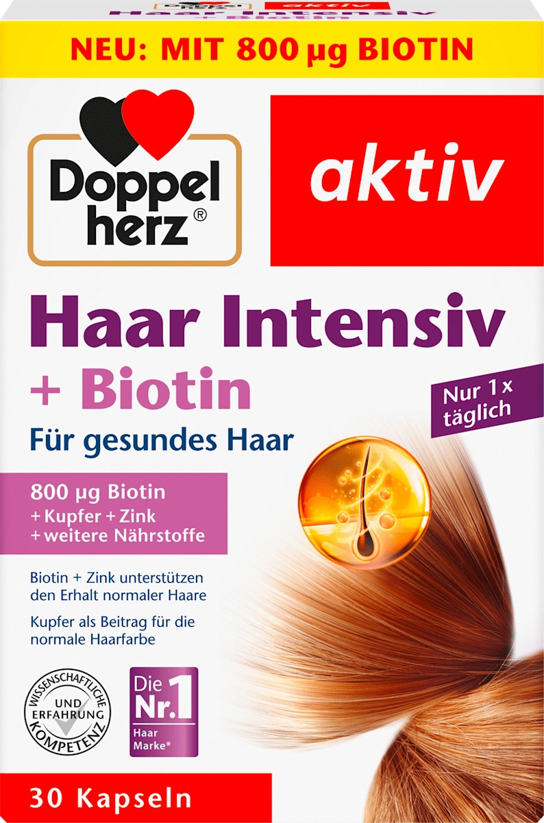 Haar Intensiv + Biotin Kapseln 30 St, 17,4 g