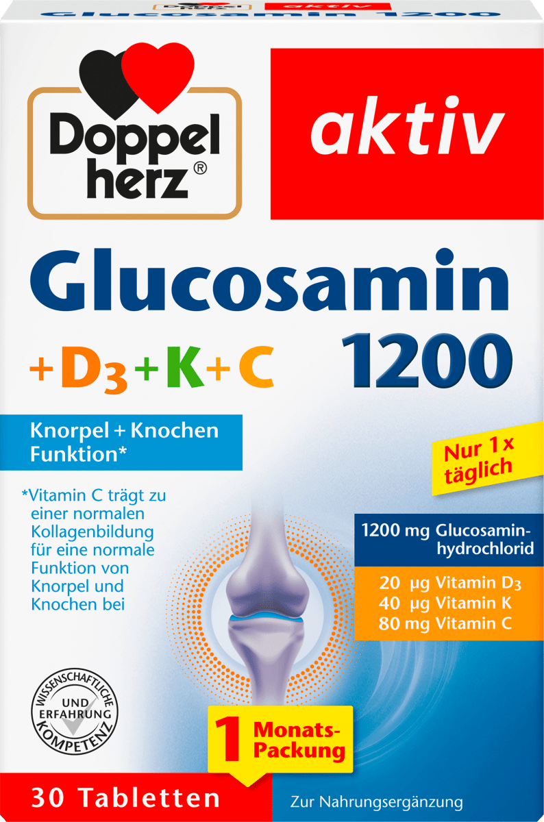Glucosamin 1200 Tabletten 30 St, 47,4 g