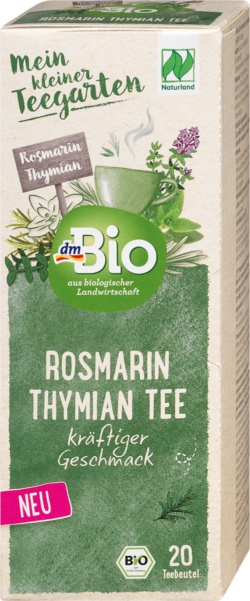 dmBio Rosmarin Thymian Tee, 30 g dm.at