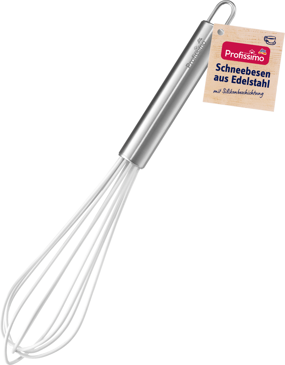 OYV Weißer Silikon-Schneebesen – Kratzfester Schneebesen Für Antihaft-Pfannen, BPA-frei, Hitzebeständig Bis 230°C